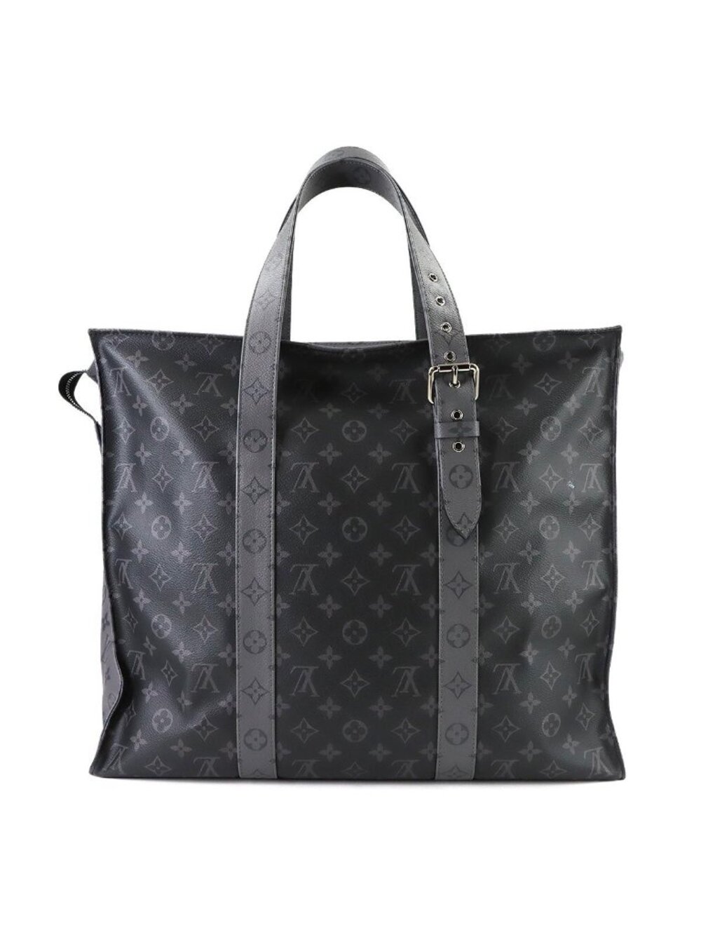 Louis Vuitton Monogram Eclipse Cabas Zip GM Tote Black - Picture 2 of 10